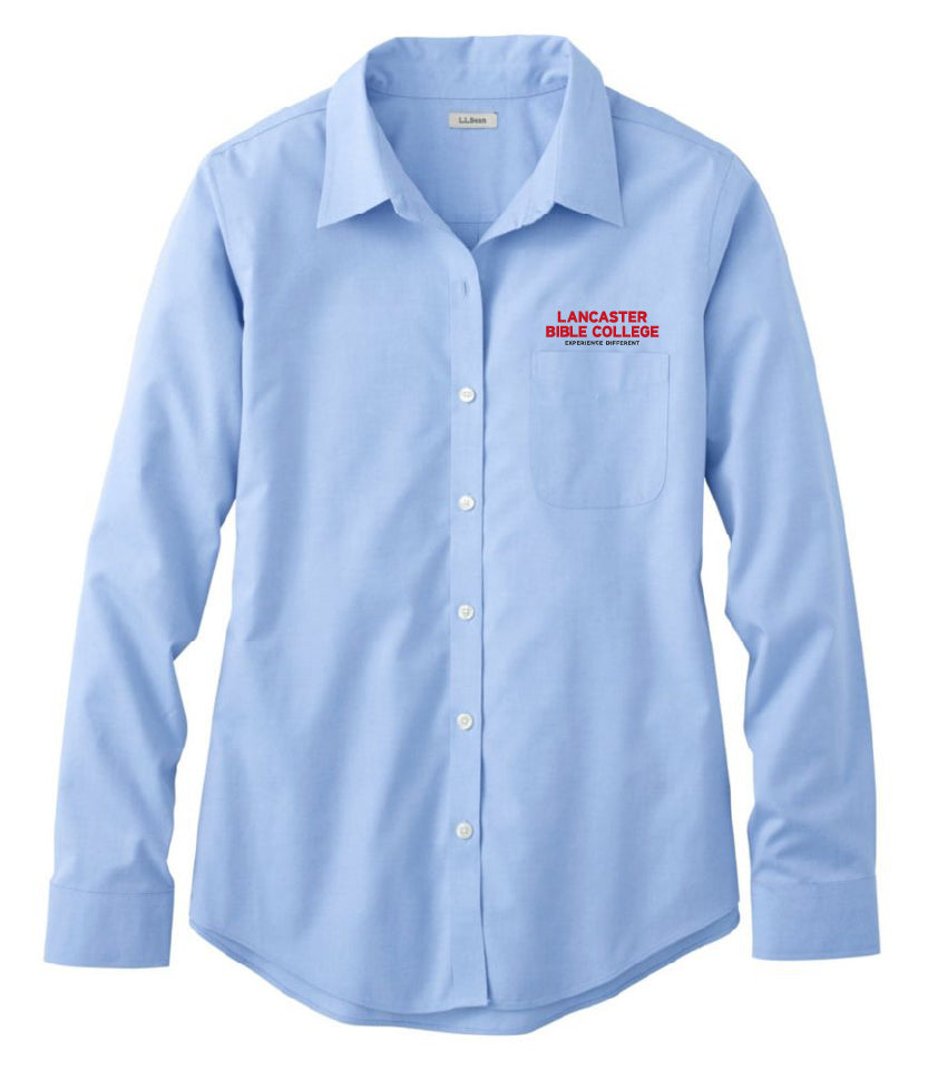 Ladies Wrinkle-Free Pinpoint Oxford Cloth Shirt