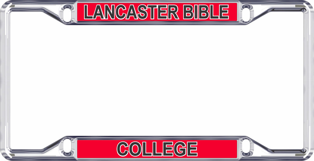 License Plate Frame, School Name