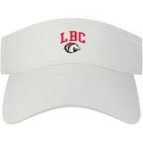 Relaxed Twill Visor Hat | White