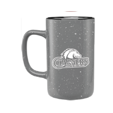 18 OZ CHARGER CAMP MUG, SPECKLED GRAY