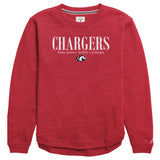Ladies Victory Springs Crew | Vintage Heather Red
