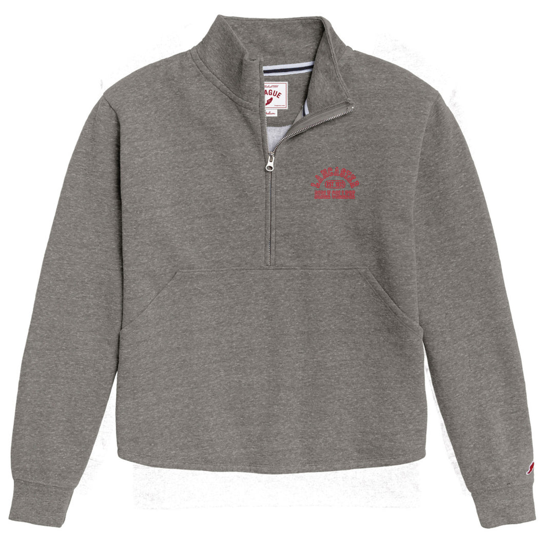 Ladies Victory Springs 1/4 Zip Pullover, Fall Heather