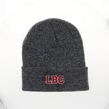 Marled Knit Beanie | Black