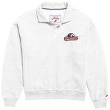 Victory Springs Ladies Collar Pullover | Heather Varsity White