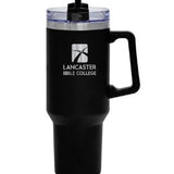 40oz. Handled Stainless Steel Travel Mug | Black