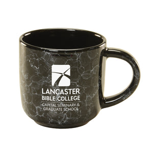 Etched Natural Mug, Black