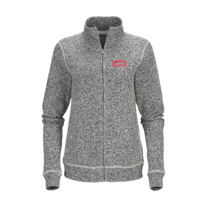 Ladies Alpine Fleece Full Zip, Black Heather