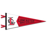 7 X 18 Two-Piece Flock Plus Pennant | Red