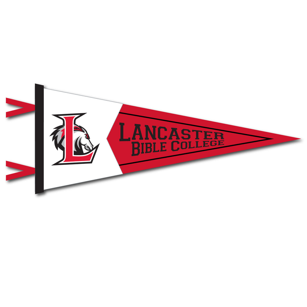 7 X 18 Two-Piece Flock Plus Pennant | Red