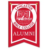 12 X 18 Dovetail Seal Banner | Red