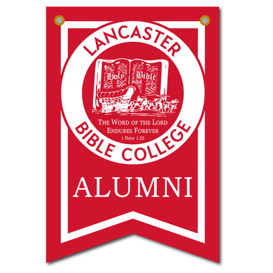 12 X 18 Dovetail Seal Banner | Red