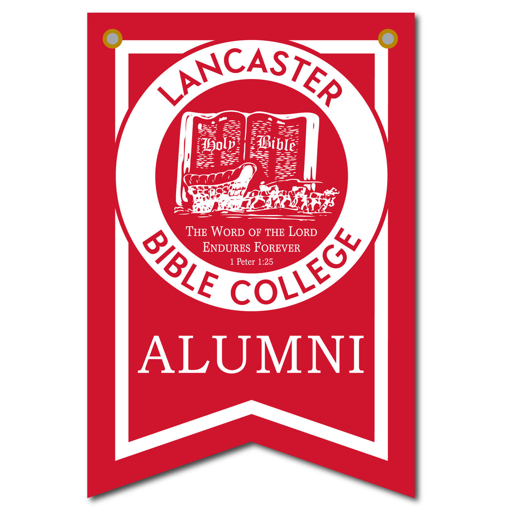 12 X 18 Dovetail Seal Banner | Red