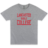 Stacked College Tee | Athletic Heather