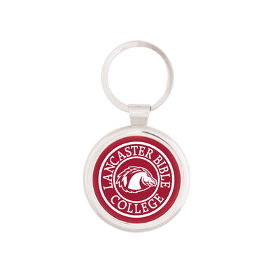 Silver Maverick Round Key Tag