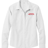 Ladies Wrinkle-Free Classic Oxford Cloth Shirt | White