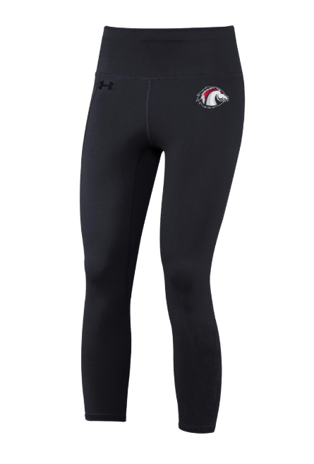 LADIES UA CHARGER LEGGINGS, BLACK