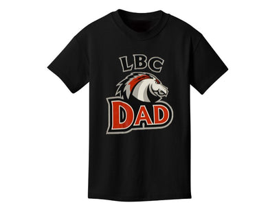 LBC DAD CHARGER T-SHIRT, BLACK