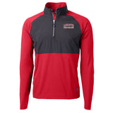 Adapt Eco Knit Hybrid Recycled Men's Quarter Zip | Cardinal/Black