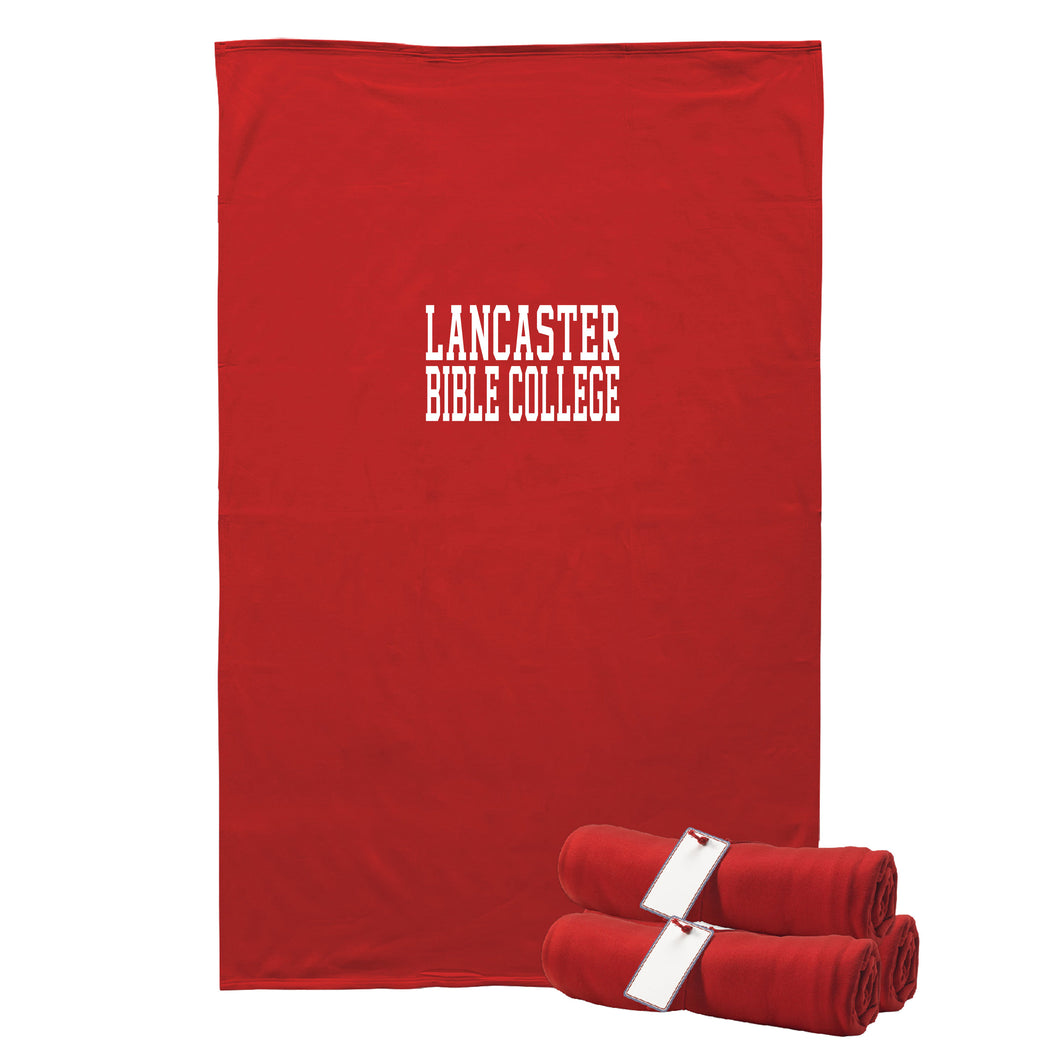 MV SPORT Sweatshirt Blanket, Red