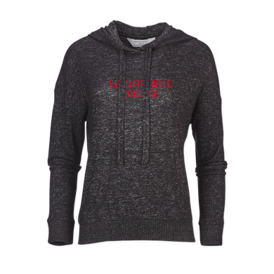 Ladies Dream Fleece Hoodie, Black Heather