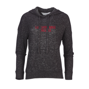 Ladies Dream Fleece Hoodie, Black Heather