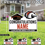 Custom Graduation Yard Sign | Congratulations Name