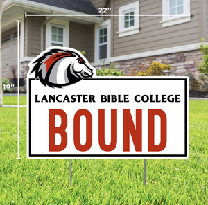 Graduation Yard Sign, University Bound